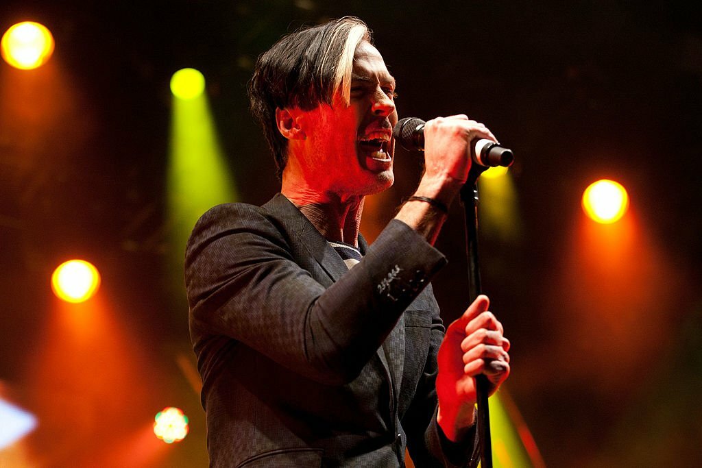 IN - FEBRUARY 03:  Michael Fitzpatrick of Fitz and The Tantrums performs onstage during day 8 of the Super Bowl on February 3, 2022
