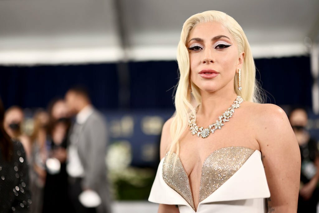 SANTA MONICA, CALIFORNIA - FEBRUARY 27: Lady Gaga attends the 28th Screen Actors Guild Awards at Barker Hangar on February 27, 2022 in Santa Monica, California.