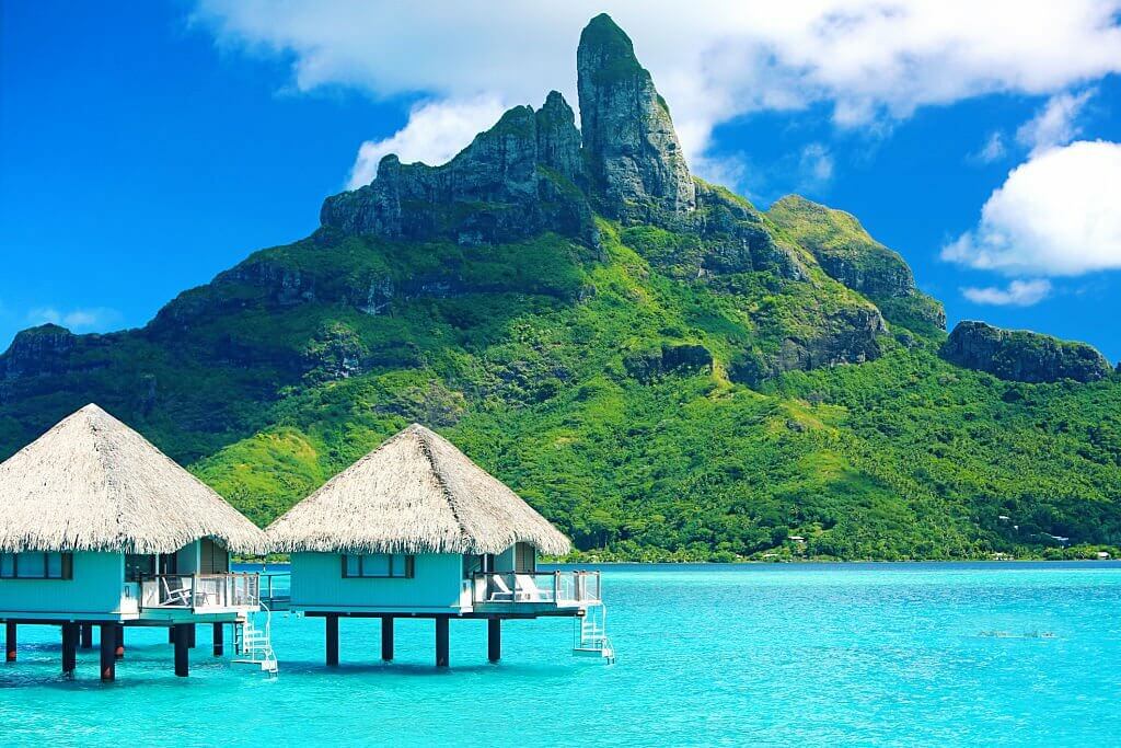 Beautiful Bora Bora beaches 